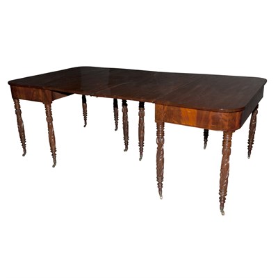 Lot 216 - Classical Mahogany Extension Dining Table...