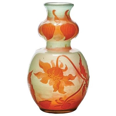 Lot 360 - Galle Acid Etched and Fire Polished Cameo...