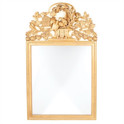 Lot 148 - Louis XVI Style Giltwood Mirror Height 61...