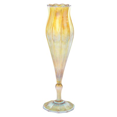 Lot 425 - Tiffany Favrile Glass Vase Circa 1915 Of...