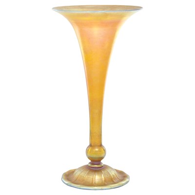 Lot 426 - Tiffany Favrile Glass Vase Circa 1916 Of...