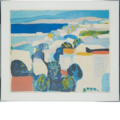 Lot 129 - Roger Muhl [ALONG THE COAST] Color lithograph,...