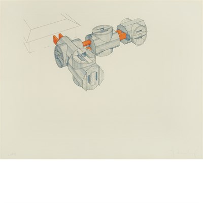 Lot 125 - Claes Oldenburg ALTERNATIVE PROPOSAL FOR THE...