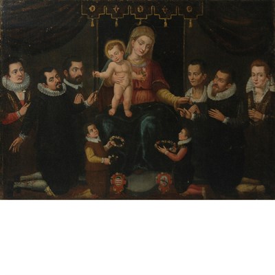 Lot 34 - North Italian School 17th Century Madonna and...