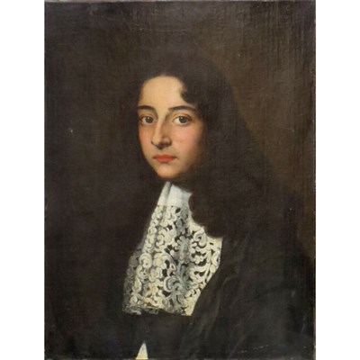 Lot 33 - French School 17th Century Portrait of a Man...