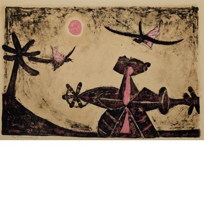 Lot 185 - Rufino Tamayo (1899-1991) OBSERVADOR DE...