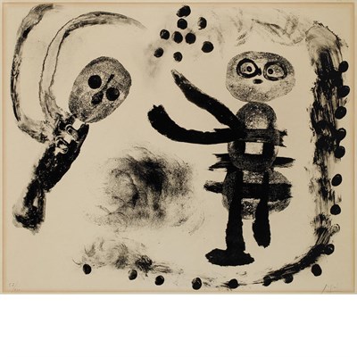 Lot 94 - Joan Miró LITTLE GIRL IN THE WOODS (MOURLOT...