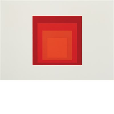 Lot 6 - Josef Albers JHM-II (D. 224.2) Color...