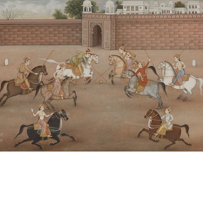 Lot 42 - Indian School Pahari style, Kangra, 18th/19th...