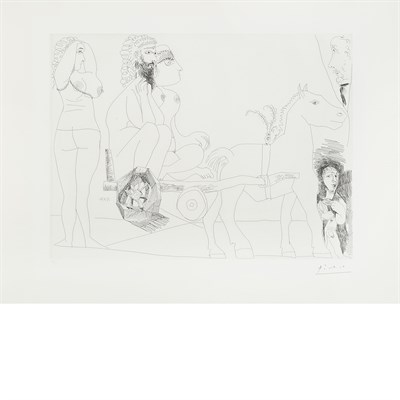 Lot 141 - Pablo Picasso DEGAS FANTASMANT, FAUNE...