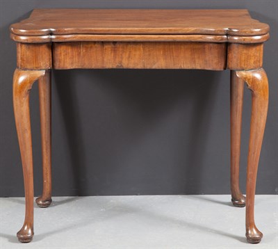 Lot 389 - George II Walnut Games Table by Benjamin Crook...