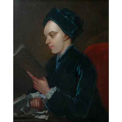 Lot 97 - Attributed to Isaac Whood A Boy Reading Bears...