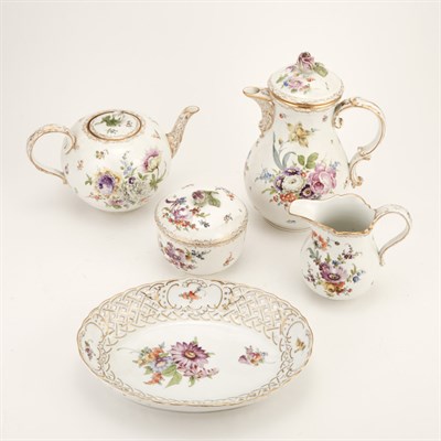 Lot 169 - Meissen Gilt and Polychrome Decorated...