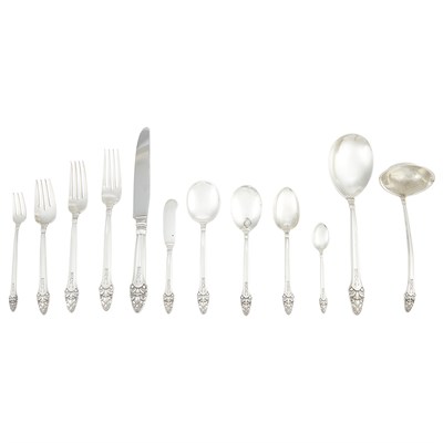 Lot 329 - Gorham Sterling Silver Flatware Service In the...