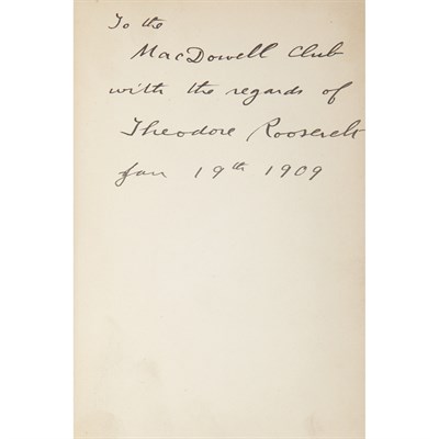 Lot 436 - ROOSEVELT, THEODORE The Roosevelt Book:...