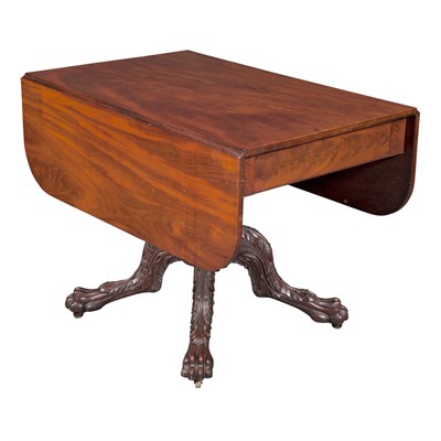 Lot 132 - Classical Mahogany Drop-Leaf Table New York,...