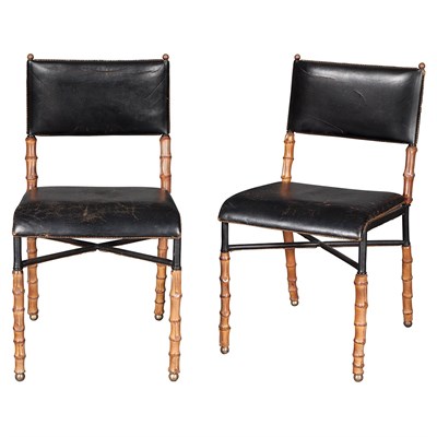 Lot 246 - Attributed to Jacques Adnet Pair of of Side...