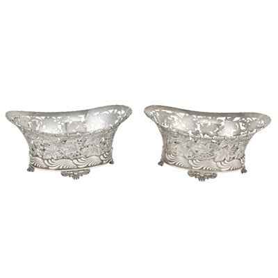 Lot 216 - Pair of Tiffany & Co. Sterling Silver Dessert...
