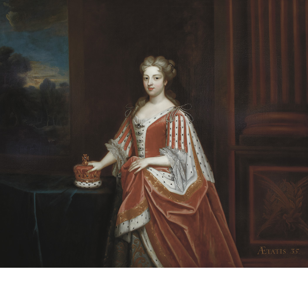 Lot 64 - English School 18th Century Portrait of Queen...