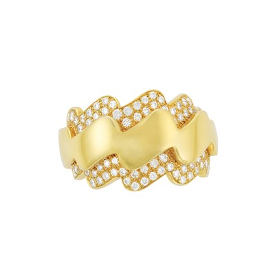 Lot 253 - Gold and Diamond Ring, Van Cleef & Arpels