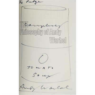 Lot 393 - WARHOL, ANDY The Philosophy of Andy Warhol...