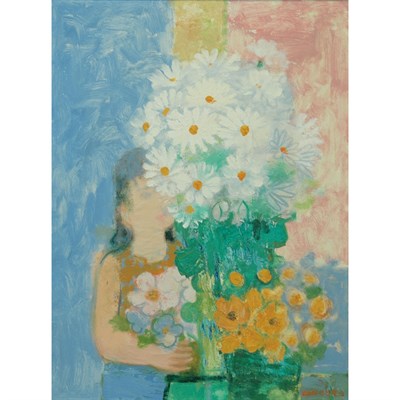Lot 11 - Noe Canjura French, 1925-1973 Les Marquerittes...