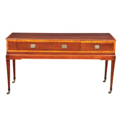 Lot 149 - Georgian Style Mahogany Harpsichord Case Table...