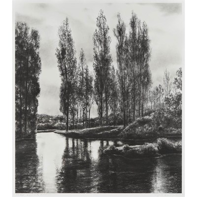Lot 129 - April Gornik (b. 1953) LIGHT IN THE RIVER...