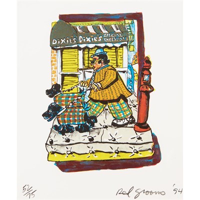 Lot 64 - Red Grooms DIXIE'S (KNESTRICK 144) Color...