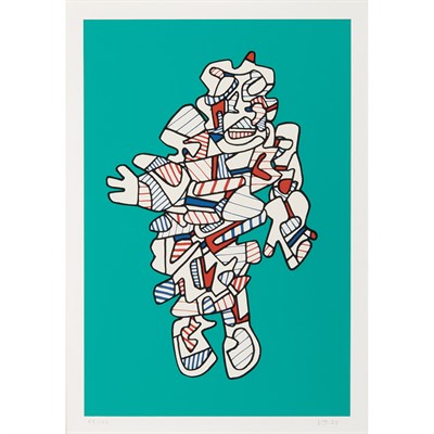 Lot 55 - Jean Dubuffet (1901-1985) PROTESTATOR (WEBEL...
