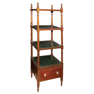 Lot 197 - Regency Style Mahogany Etagere Height 66 1/2...