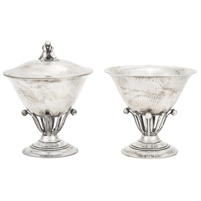 Lot 251 - Pair of Georg Jensen Sterling Silver Bowls...