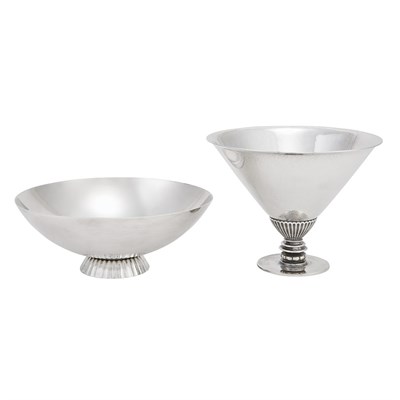 Lot 256 - Two Georg Jensen Sterling Silver Bowls Post...