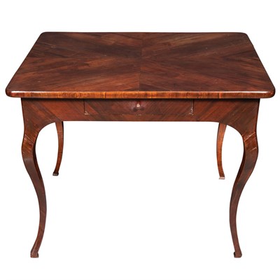 Lot 222 - Continental Stained Fruitwood Table 18th/19th...