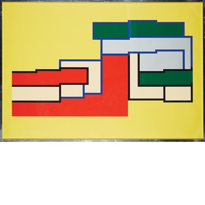 Lot 133 - Robin Denny COMPOSITION Color screenprint,...