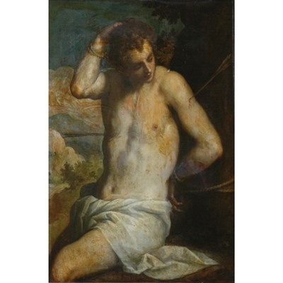 Lot 8 - Follower of Jacopo Tintoretto St. Sebastian...