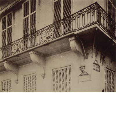 Lot 632 - ATGET, EUGENE (1857-1927) Balcon Quai de...