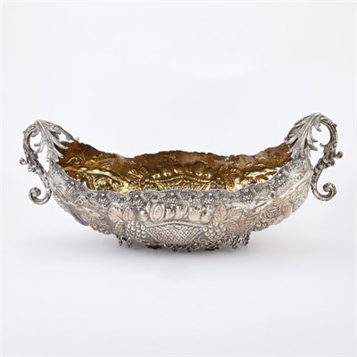 Lot 297 - Israeli Silver Centerpiece Bowl Length 22...