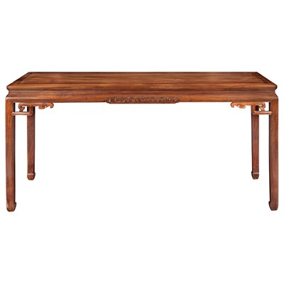 Lot 430 - Chinese Hardwood Altar Table The paneled...