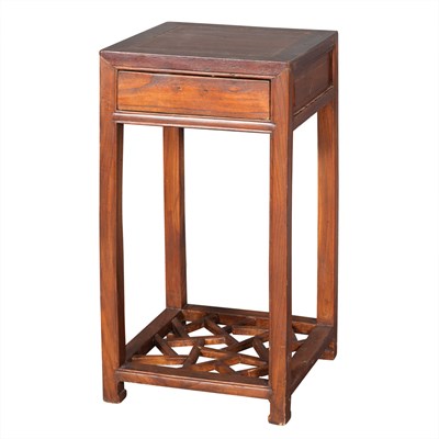 Lot 224 - Chinese Hardwood Side Table Height 29 inches,...
