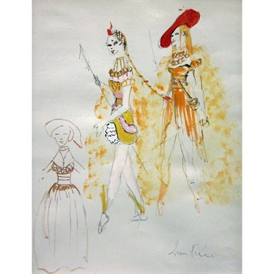 Lot 111 - Leonor Fini Argentine/French, 1908-1996 (i)...