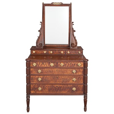 Lot 220 - Classical Mahogany and Bird's-Eye Maple...