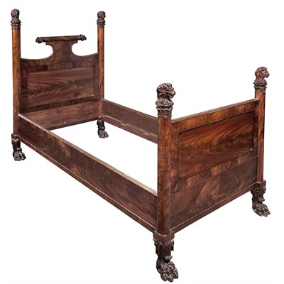 Lot 154 - Pair of Classical Revival Mahogany and Brass...