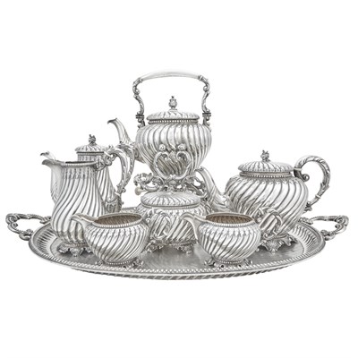 Lot 237 - Austrian Silver Coffee and Tea Service...
