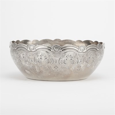 Lot 213 - Tiffany & Co. Sterling Silver Fruit Bowl Circa...