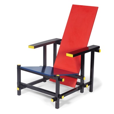 Lot 320 - After Gerrit Rietveld Dutch, 1888-1965 Red and...