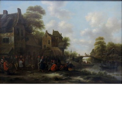Lot 85 - Attributed to Klaes Molenaer Village Fete Bear...
