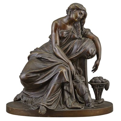 Lot 135 - French Bronze Figure of Penelope After a model...