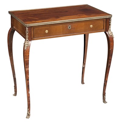 Lot 281 - Louis XV Style Gilt-Metal Mounted Marquetry...