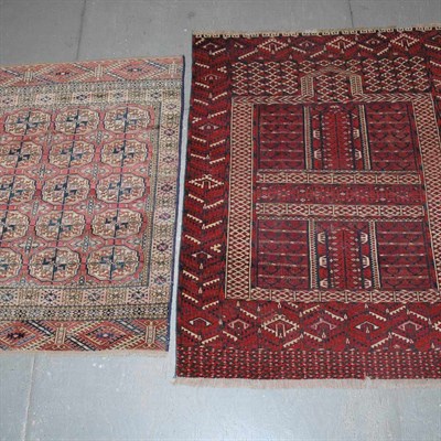 Lot 465 - Two Tekke Rugs West Turkestan, early 20th...